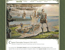 Tablet Screenshot of captainchristophernewport.com